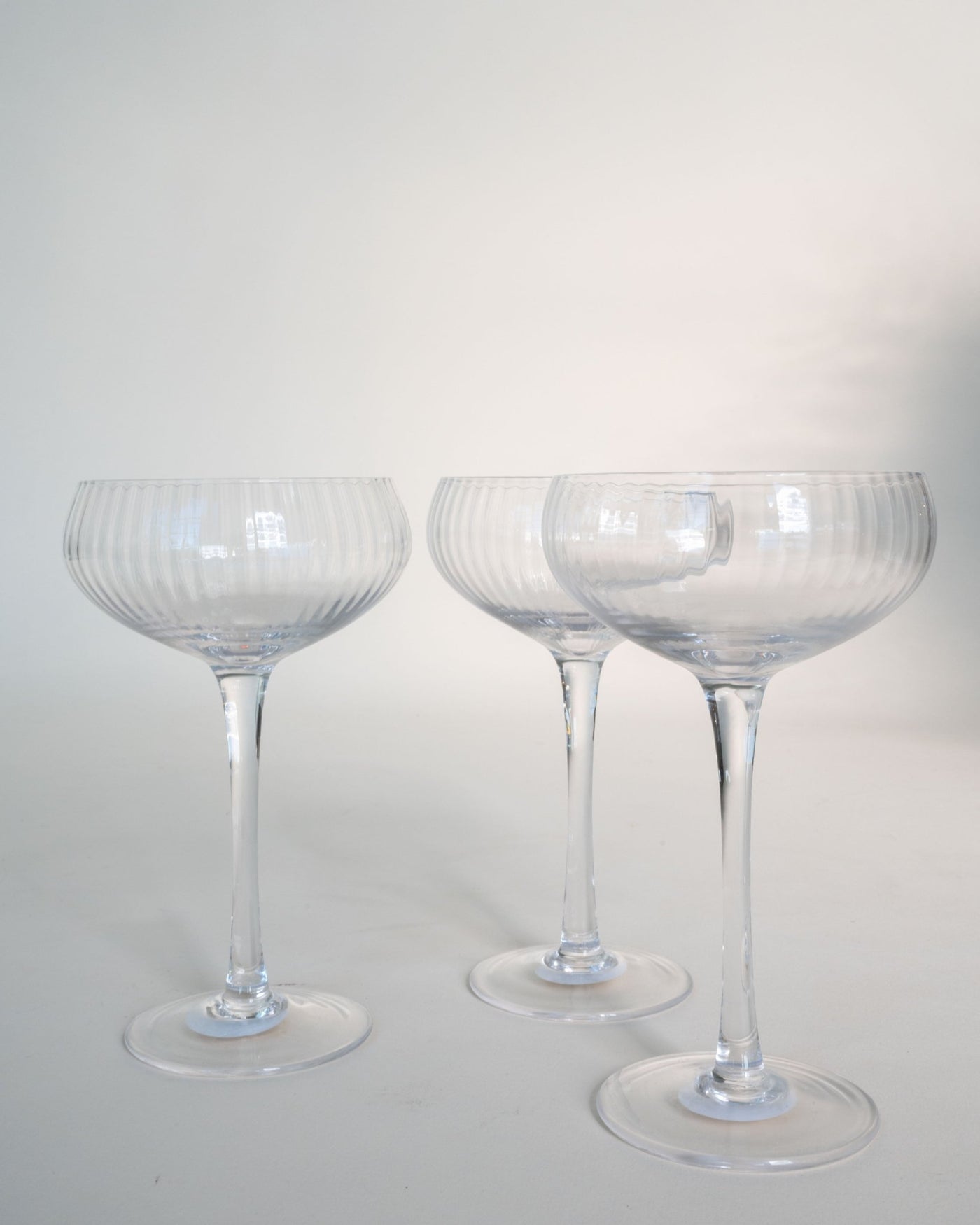 Fluted Coupe Glass - Sweet Water Decor - glassware