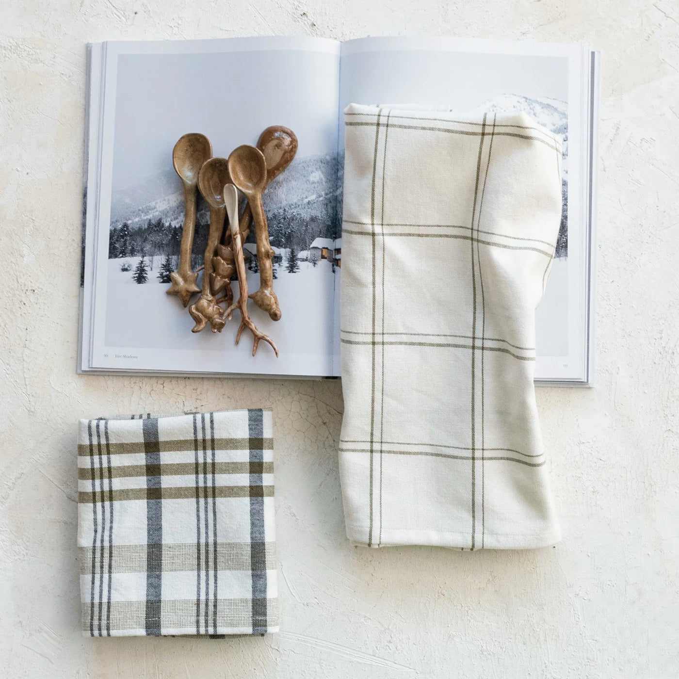 Grid Tea Towel set - Sweet Water Decor - tea towel