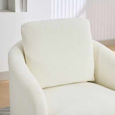 Walker Edison | Chenille Swivel Accent Barrel Chair - Sweet Water Decor - Chairs