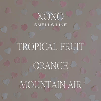 XOXO Soy Candle - Pink Matte Jar - 15 oz (Island Air) - Sweet Water Decor - Candles