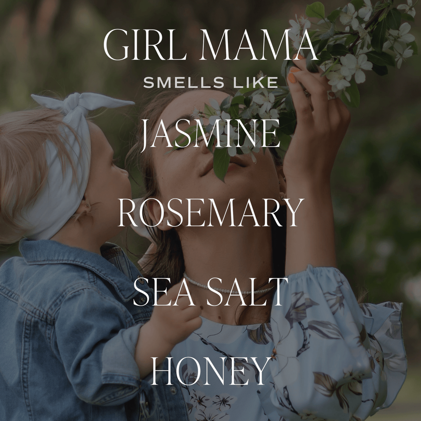 Girl Mama Soy Candle - Clear Jar - 9 oz (Wildflowers and Salt) - Sweet Water Decor - Candles