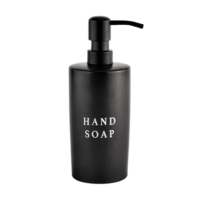 15oz Black Stoneware Hand Soap Dispenser - Sweet Water Decor - Dispensers