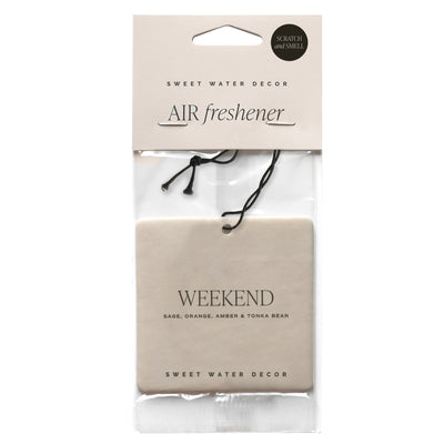 Weekend Hanging Air Freshener - Sweet Water Decor - Air Freshener