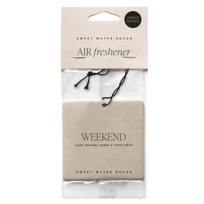 Weekend Hanging Air Freshener - Sweet Water Decor - Air Freshener