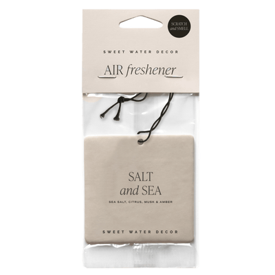 Salt and Sea Hanging Air Freshener - Sweet Water Decor - Air Freshener