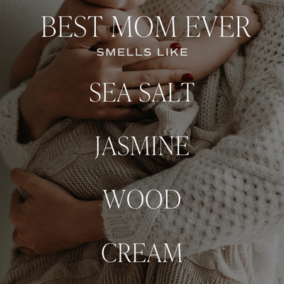 Best Mom Ever! Soy Candle - White Jar - 11 oz (Spa Day) - Sweet Water Decor - Candles