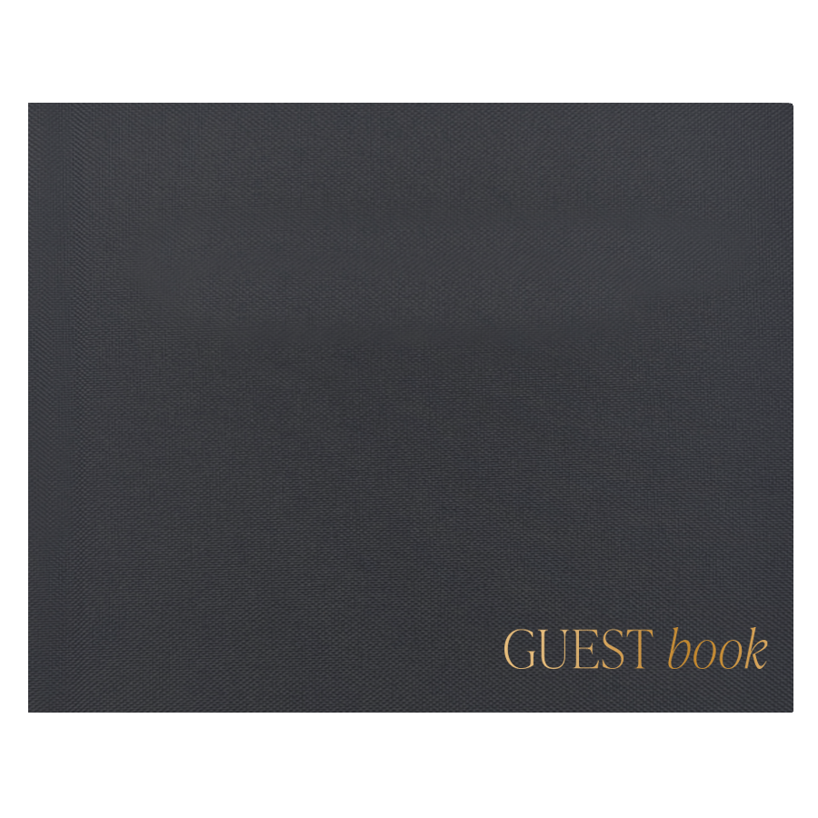 Black Guestbook - Sweet Water Decor - Guestbook