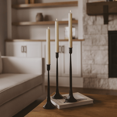 Cast Iron Taper Candle Holders - Sweet Water Decor - taper holder