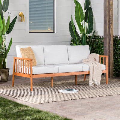 Circa Modern Solid Wood Spindle Patio Sofa