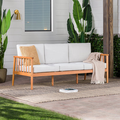 Circa Modern Solid Wood Spindle Patio Sofa