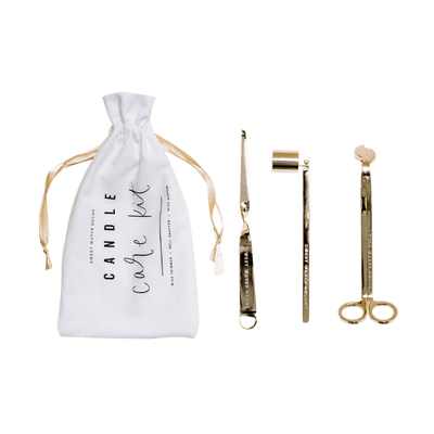 Gold Candle Care Kit - Sweet Water Decor - Candle Tools