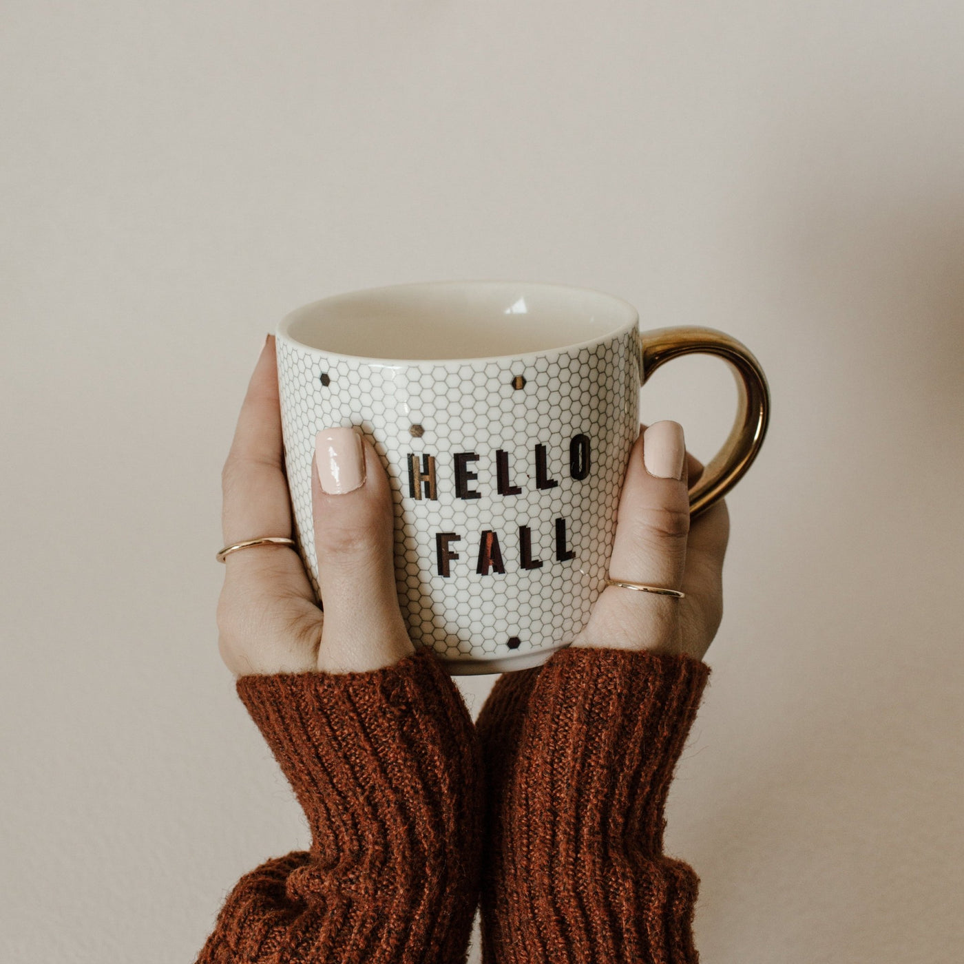 Hello Fall 17oz. Tile Coffee Mug - Sweet Water Decor - Coffee Mugs