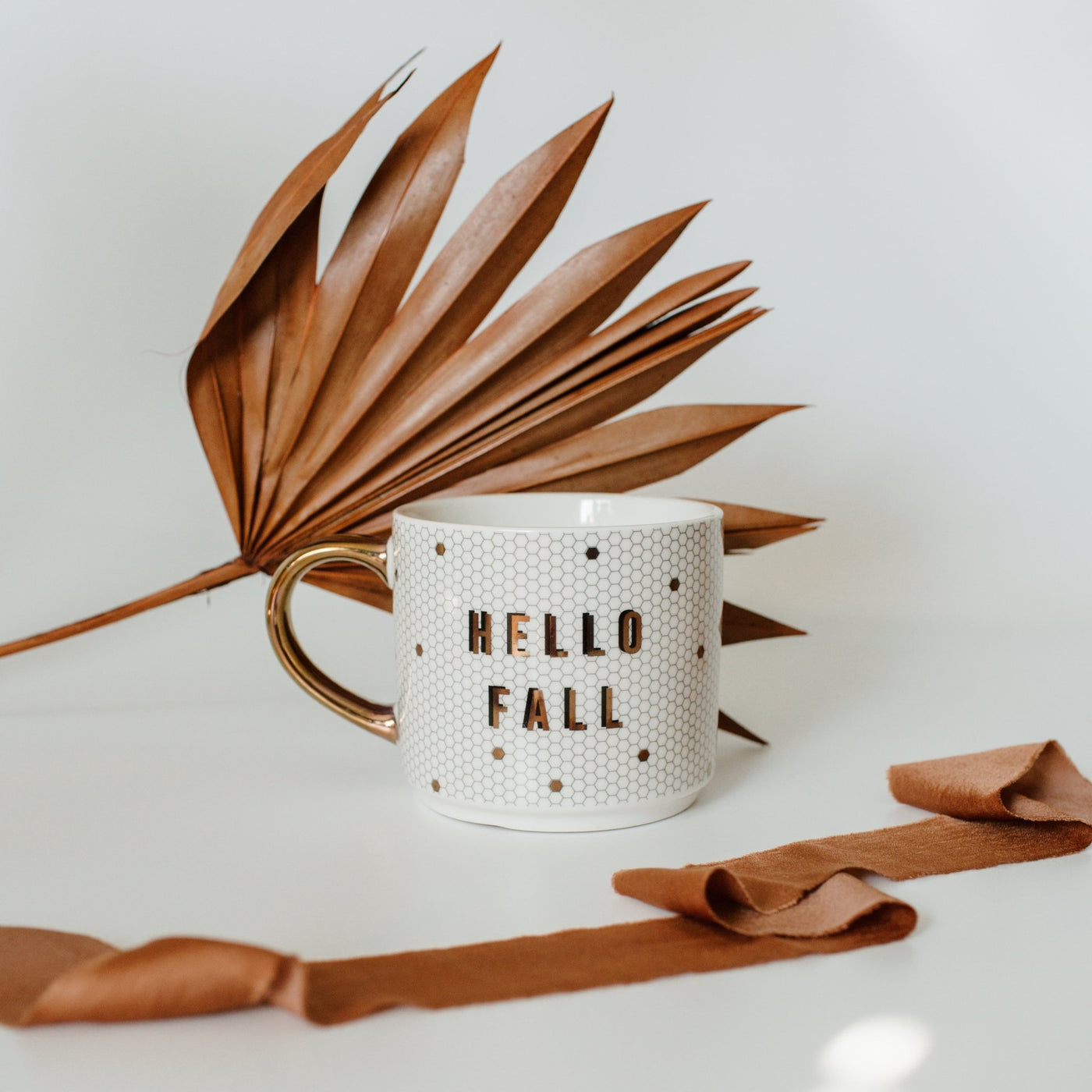 Hello Fall 17oz. Tile Coffee Mug - Sweet Water Decor - Coffee Mugs