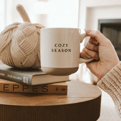 Cozy Season 14oz. Stoneware Coffee Mug - Sweet Water Decor - Coffee Mugs