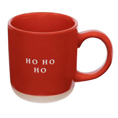 Ho Ho Ho 14oz. Red Stoneware Coffee Mug - Sweet Water Decor - Coffee Mugs