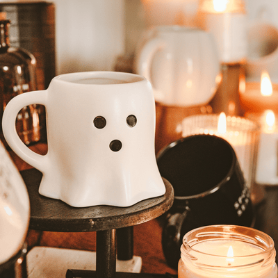 Ghost Face 12oz. Figurine Coffee Mug - Sweet Water Decor - Coffee Mugs