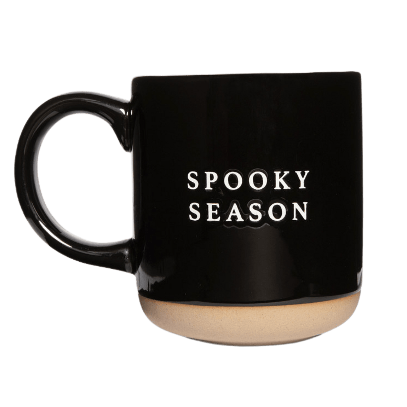 Spooky Season 14oz. Black Stoneware Coffee Mug - Sweet Water Decor - Coffee Mugs