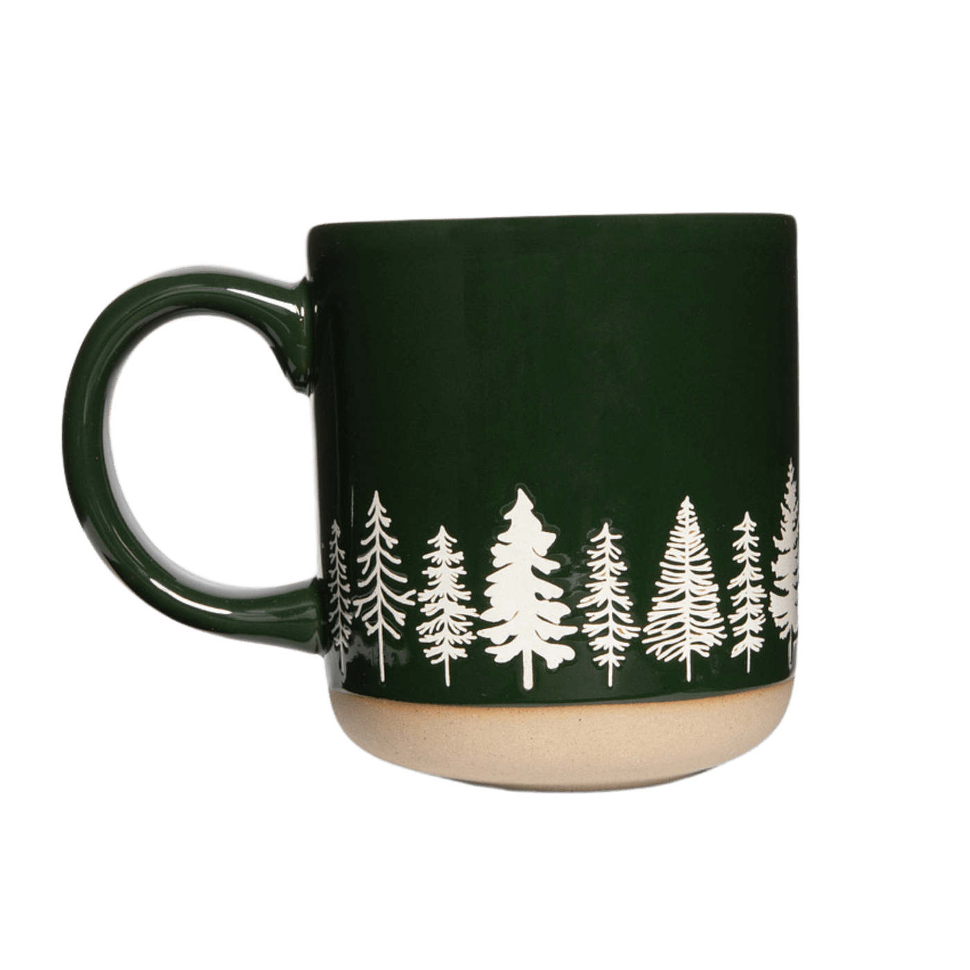 Pine Trees 14oz. Stoneware Coffee Mug - Sweet Water Decor - Coffee Mugs