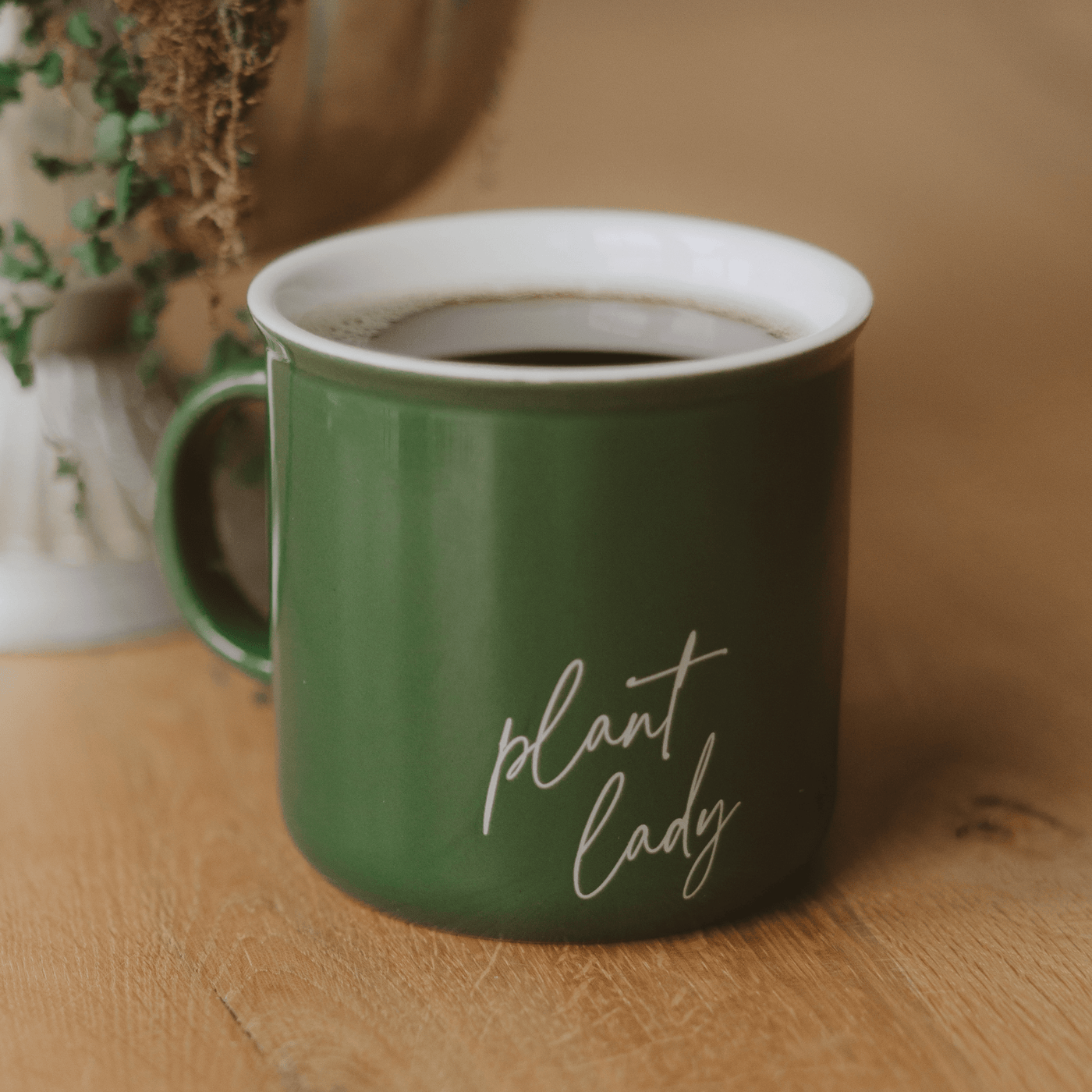 Plant Lady 11oz. Green Coffee Mug - Sweet Water Decor - Coffee Mugs