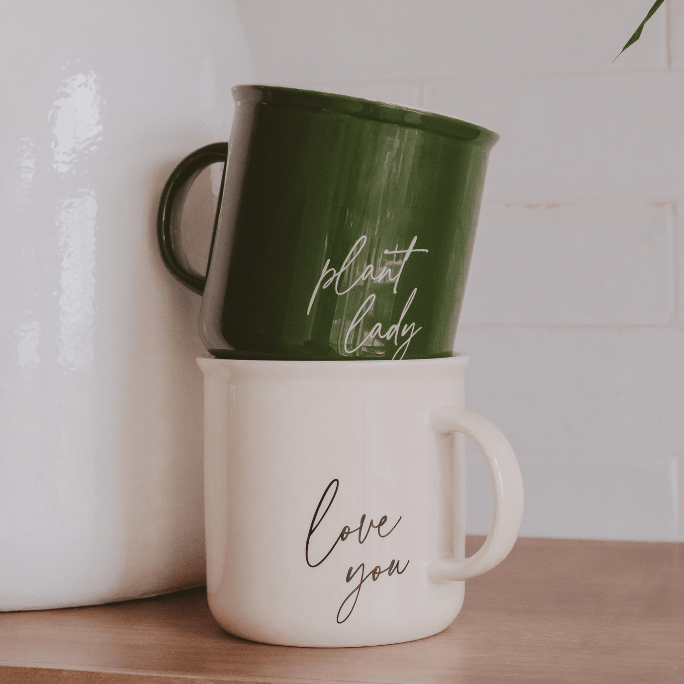 Plant Lady 11oz. Green Coffee Mug