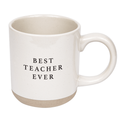 Best Teacher Ever 14oz. Stoneware Coffee Mug