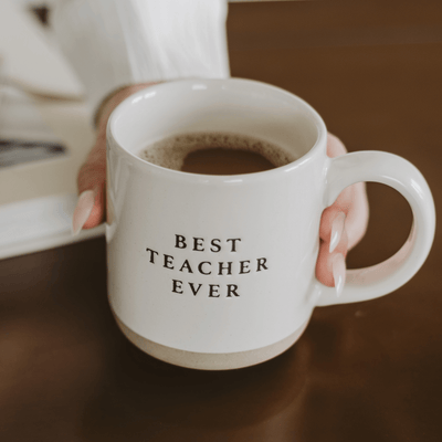 Best Teacher Ever 14oz. Stoneware Coffee Mug