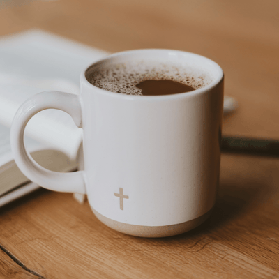 Cross 14oz. Stoneware Coffee Mug