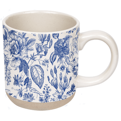 Blue Delft 14oz. Stoneware Coffee Mug - Sweet Water Decor - Coffee Mugs