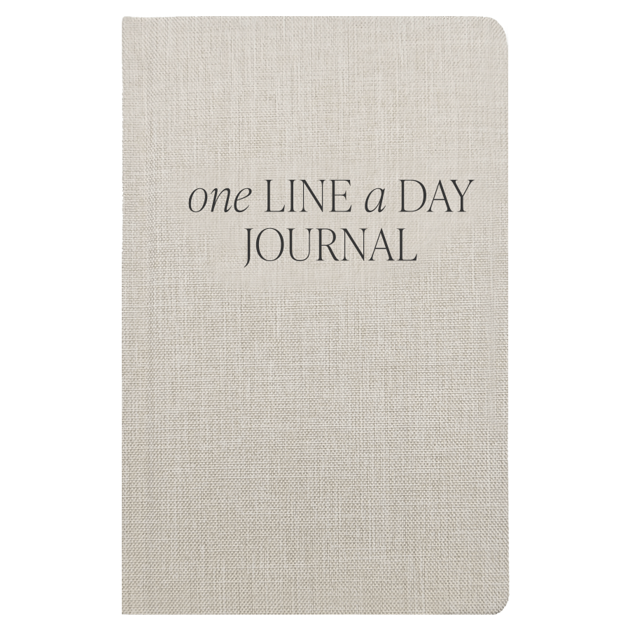 Tan One Line A Day Memory Journal - Sweet Water Decor - Notebooks