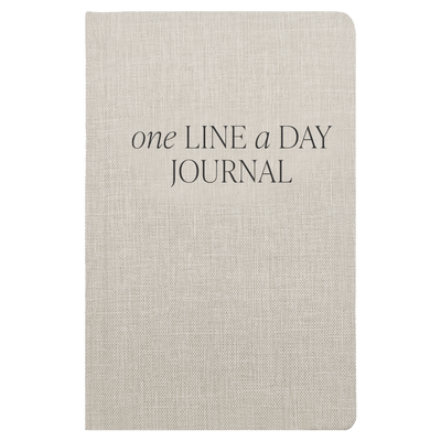 Tan One Line A Day Memory Journal - Sweet Water Decor - Notebooks