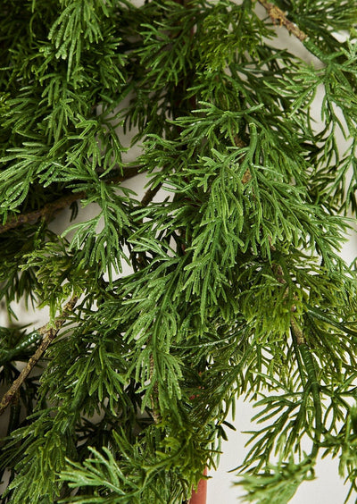 Fake Cedar Greenery Garland - 66” - Sweet Water Decor - GARLAND