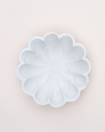 Scalloped Marble Dish - Sweet Water Decor - catch all dish