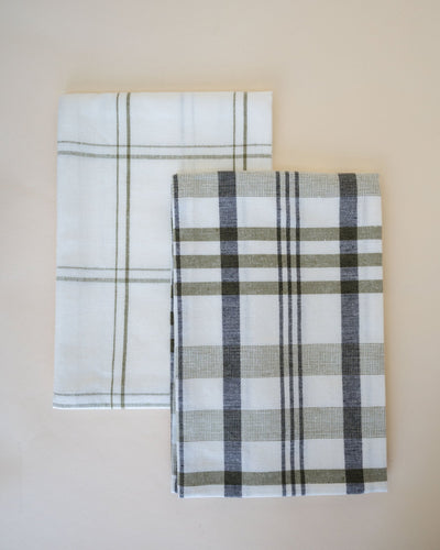 Grid Tea Towel set - Sweet Water Decor - tea towel