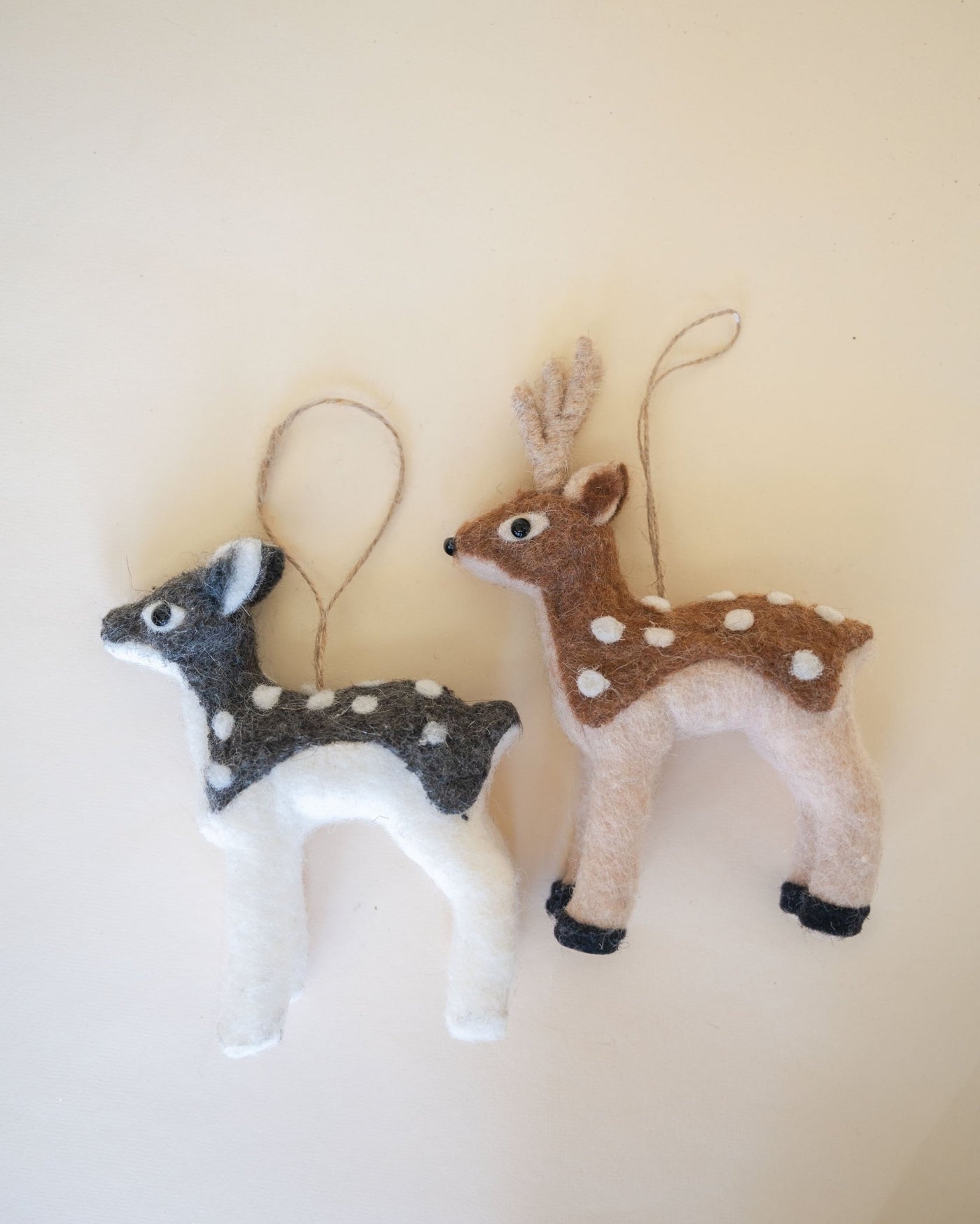 Felt Deer Ornament set - Sweet Water Decor - ornament