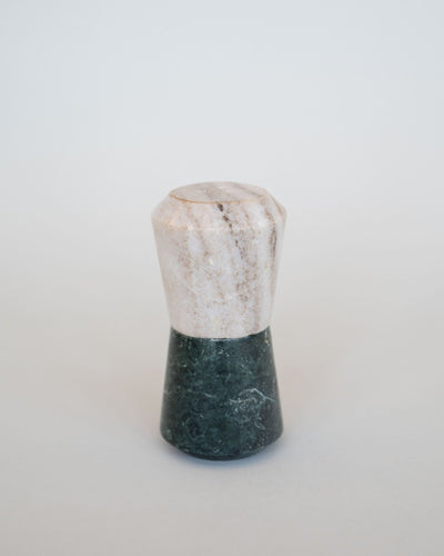 Stacking Marble Salt + Pepper Shaker set - Sweet Water Decor - salt and pepper shaker