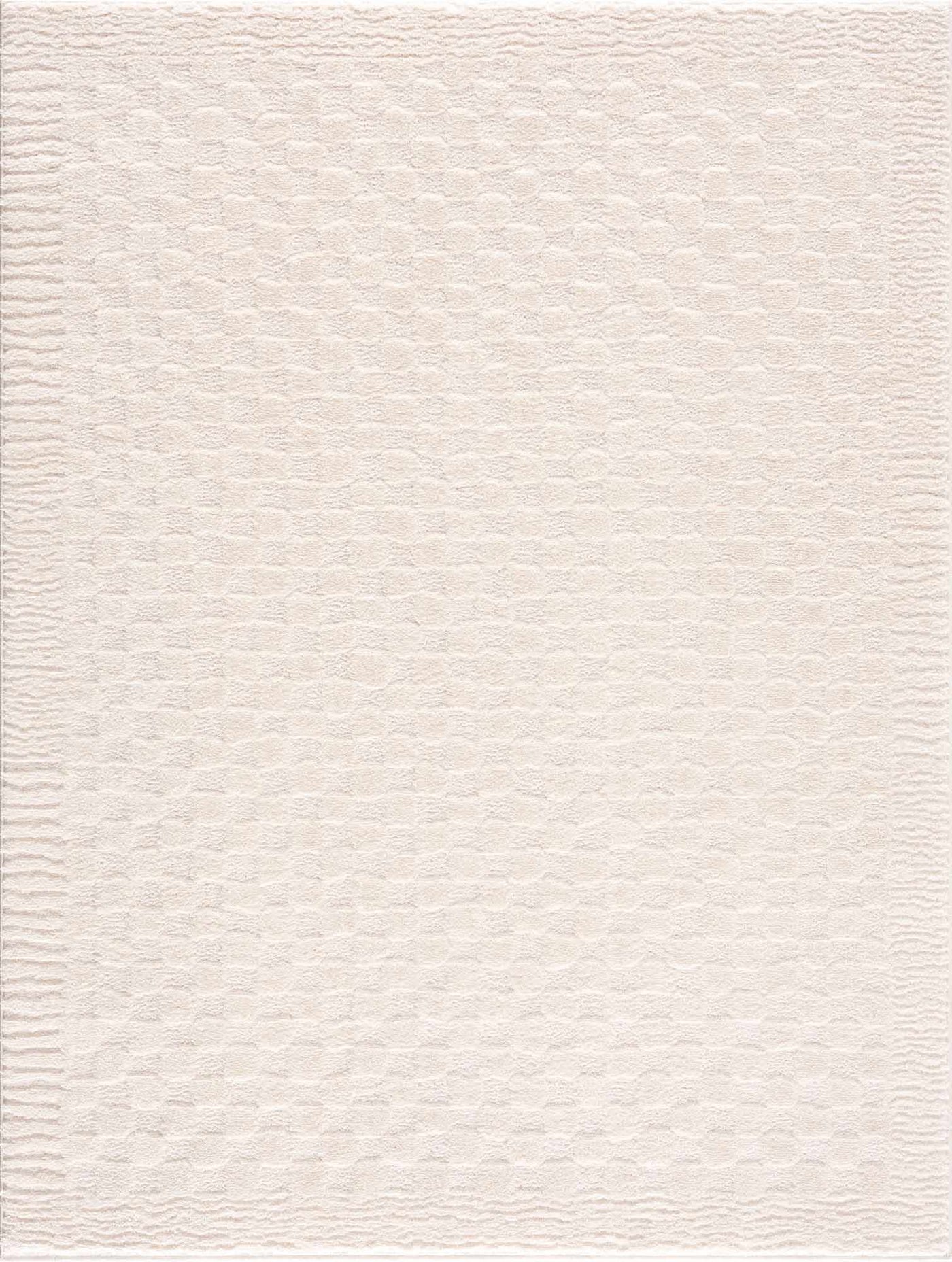 Leryn Ivory Checkered Area Rug - Sweet Water Decor - Rugs