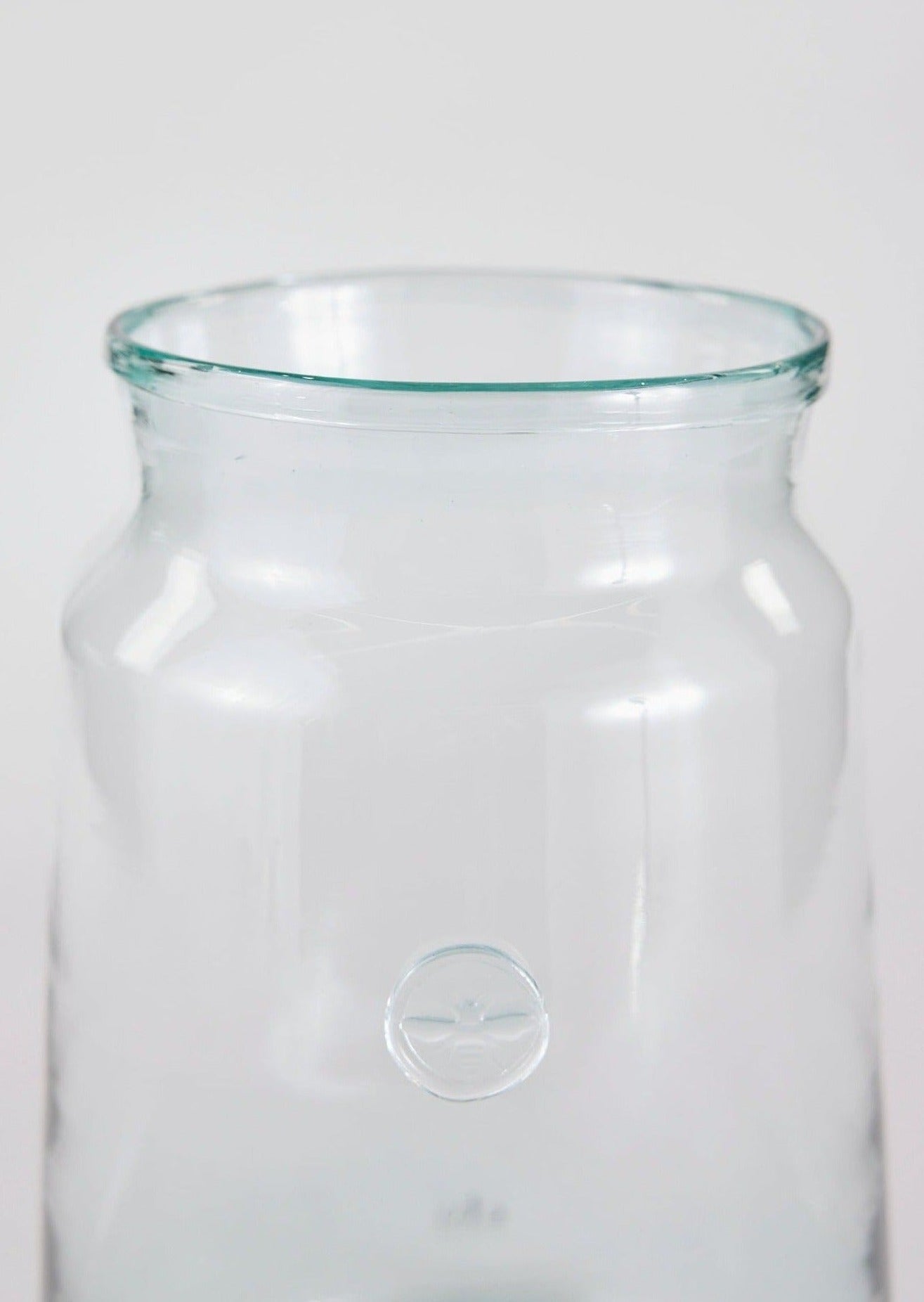 etúHOME Large French Mason Jar Vase - 14.25" Tall - Sweet Water Decor - Vases