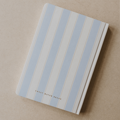 Be Mindful Striped Journal - Sweet Water Decor - Prompted Journal