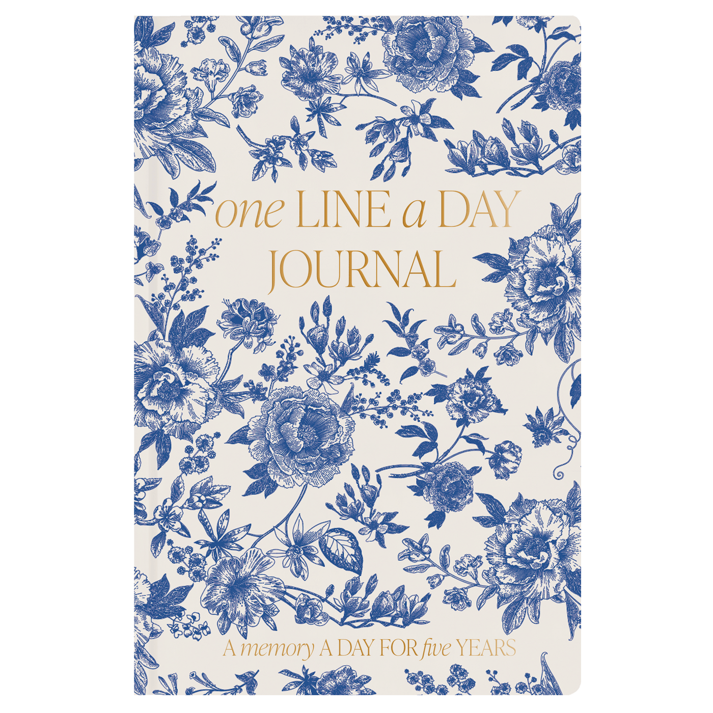 Blue Delft One Line A Day Memory Journal