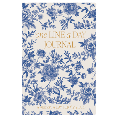 Blue Delft One Line A Day Memory Journal - Sweet Water Decor - Notebooks