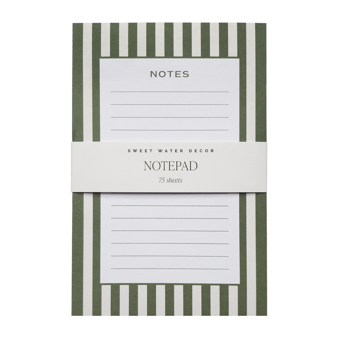 Striped Notepad