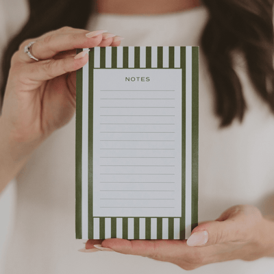 Striped Notepad