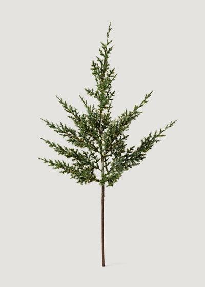 Artificial Evergreen Pine Branch - 37" - Sweet Water Decor - Faux Plant