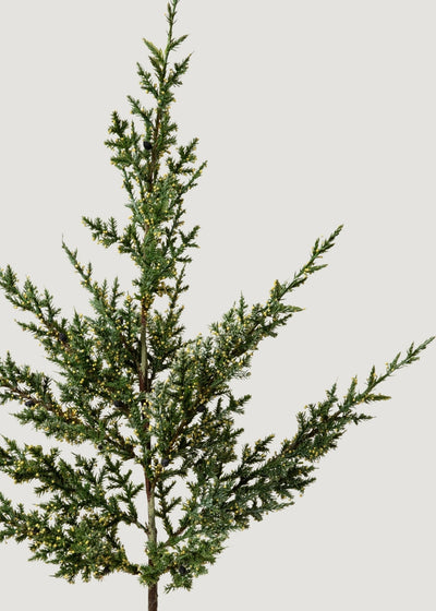 Artificial Evergreen Pine Branch - 37" - Sweet Water Decor - Faux Plant