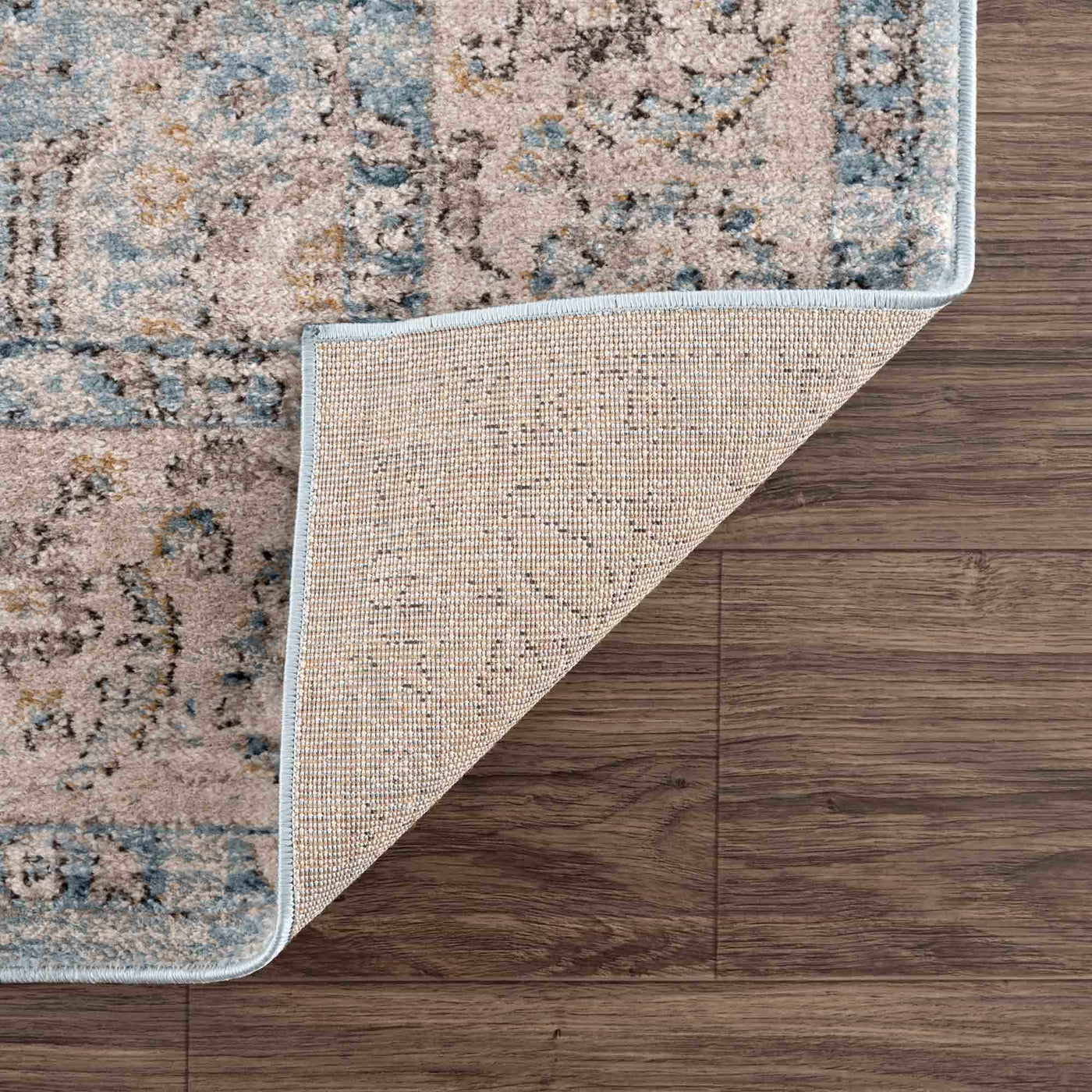 Anana Silver Blue & Beige Area Rug - Sweet Water Decor - Rugs