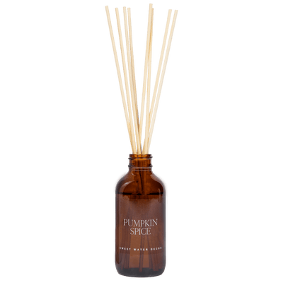 Pumpkin Spice Amber Reed Diffuser - Sweet Water Decor - Reed Diffusers