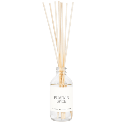 Pumpkin Spice Clear Reed Diffuser THON - Sweet Water Decor - Reed Diffusers