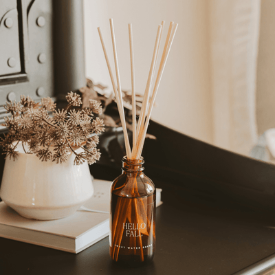 Hello Fall Amber Reed Diffuser - Sweet Water Decor - Reed Diffusers