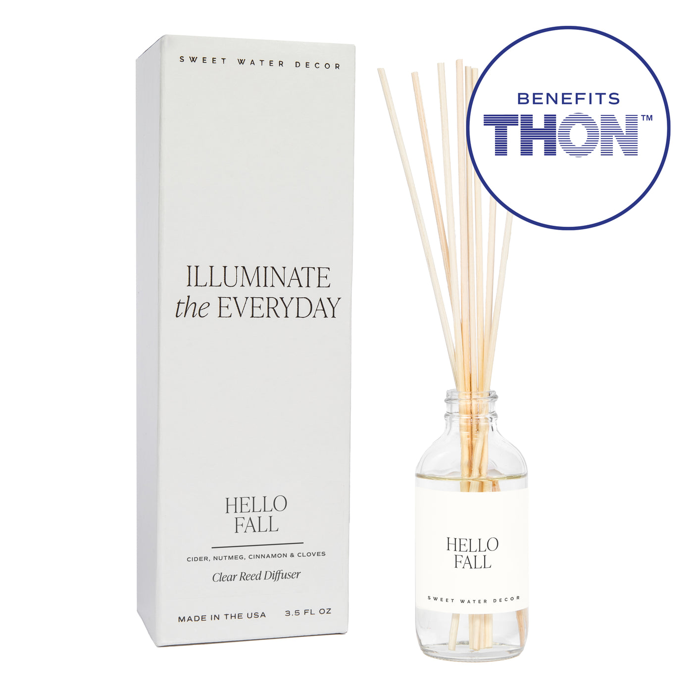 Hello Fall Clear Reed Diffuser THON