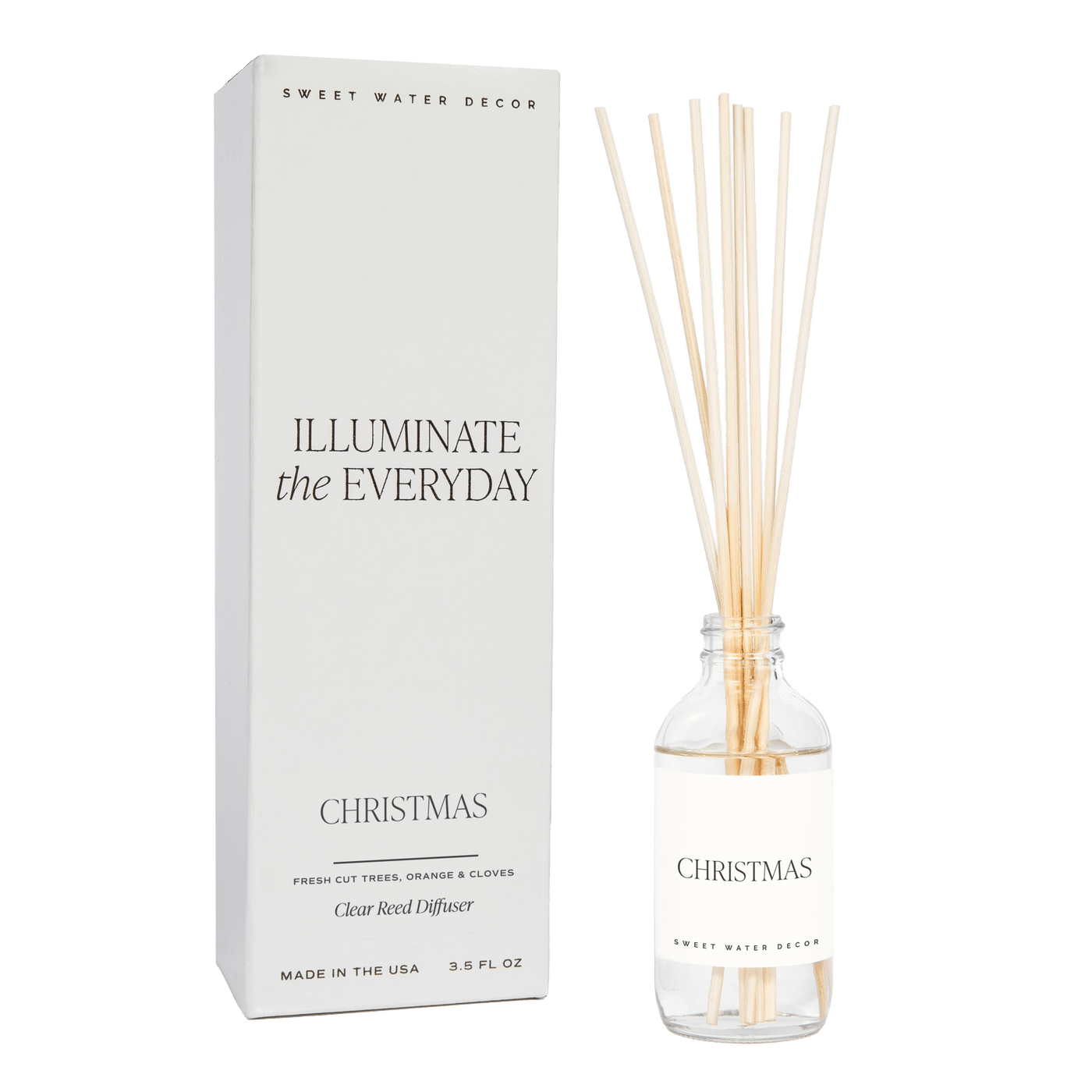 Christmas Clear Reed Diffuser - Sweet Water Decor - Reed Diffusers